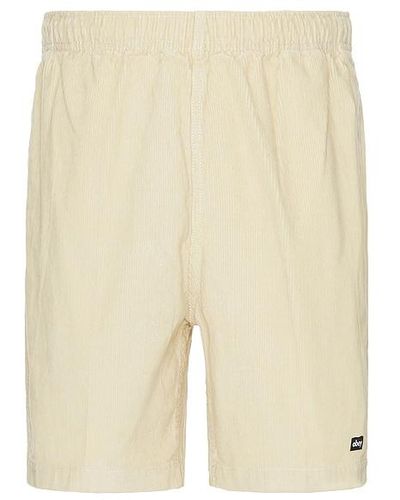 Obey Marquee Corduroy Short - Natural