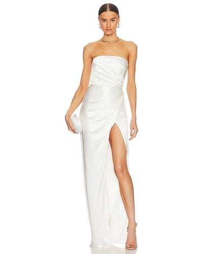 SAU LEE Priyanka Dress - White