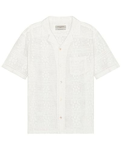 AllSaints Caleta Shirt - White