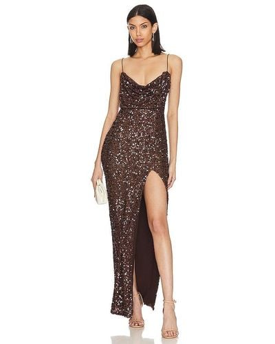 Nookie Smoke Show Gown - Brown