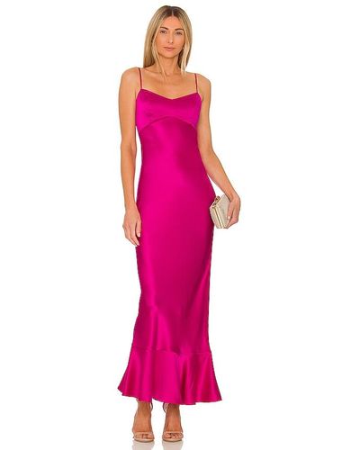 Saloni Mimi Dress - Pink
