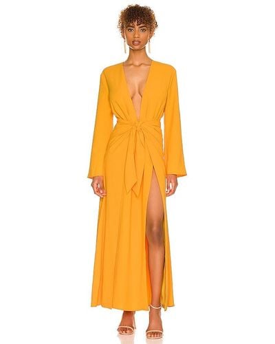 Camila Coelho Millie Maxi Dress - Orange