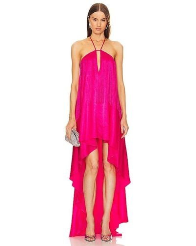 Michael Costello Vestido generosity - Rosa