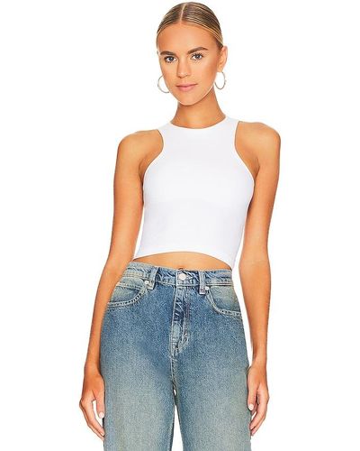 Free People TANK-TOP CLEAN LINES - Blau