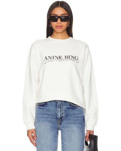 Anine Bing Ramona Doodle スウェットシャツ - ホワイト