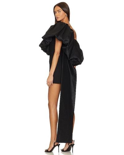 Miscreants Isabella Dress With Puff - Black