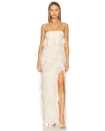 Lovers + Friends Noa Gown - Natural