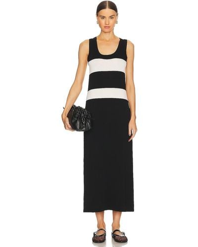 LNA Anine Stripe Tank Dress - ブラック