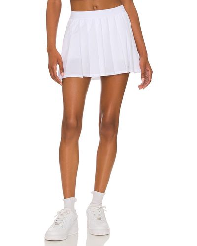 Alo Yoga Varsity スカート - ホワイト