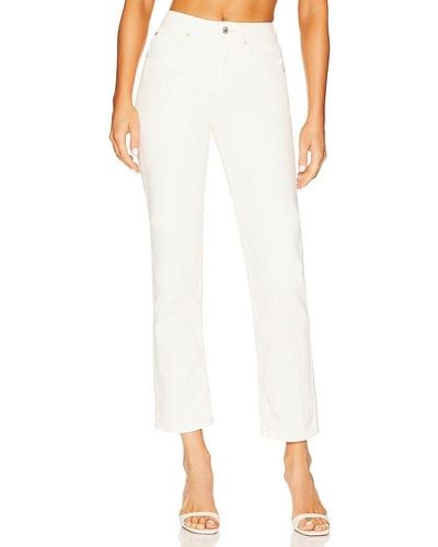 Free People Pacifica Straight Leg Jean - White