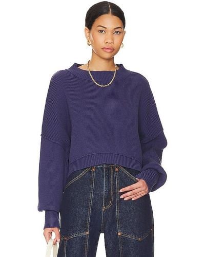 Free People STRICK EASY STREET - Blau