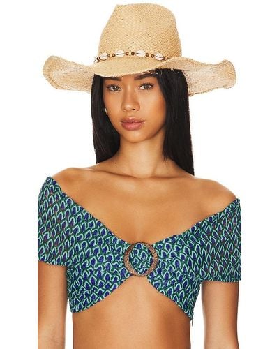 Seafolly Sombrero raffia cowgirl - Azul