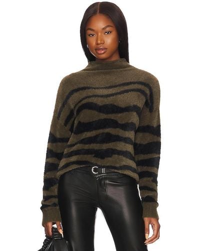 Bella Dahl Mock Neck Jumper - Black