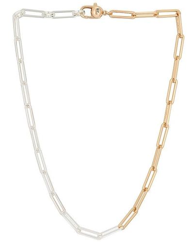 Jenny Bird Chain Link Necklace - White