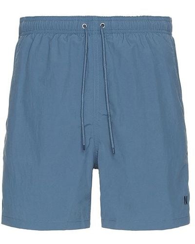 Norse Projects Hauge Recycled Nylon Swimmers Short - Blue