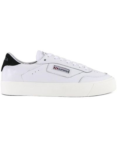 Superga 3843 Court Sneaker - ホワイト