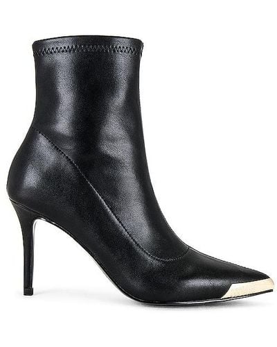 Versace Heeled Ankle Booties - Black