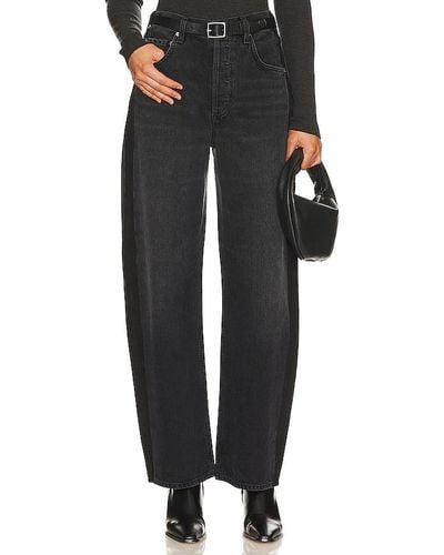 Citizens of Humanity BAGGY-JEANS IN CROPPED-LÄNGE AYLA - Schwarz
