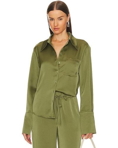 Song of Style Tito Button Down Shirt - Green