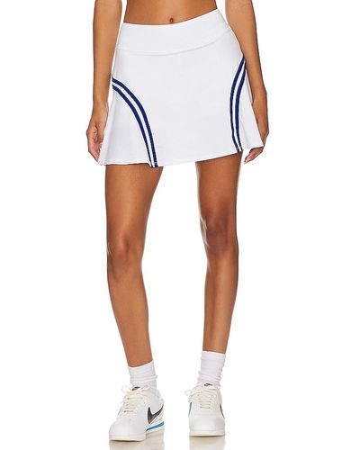 Eleven by Venus Williams Backspin High Waisted Skirt - Blue