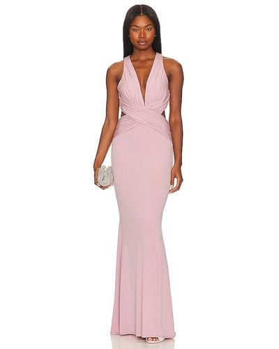 Katie May X Revolve Secret Agent Gown - Pink