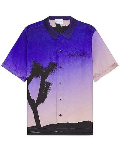 BLUE SKY INN Volcanic Shirt - Purple