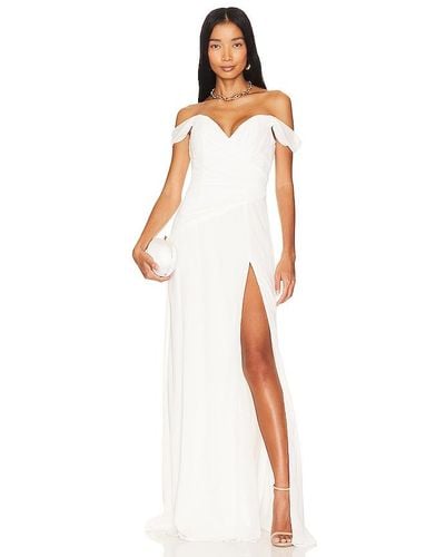 Katie May Darcy Gown - White
