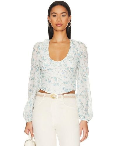 Free People Another Life Top - White