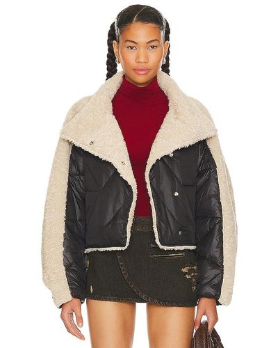 Lamarque shop feather jacket