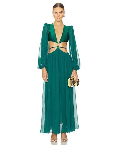 PATBO Piscina Cutout Maxi Dress - Green