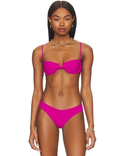 Indah Amber Bikini Top - Pink