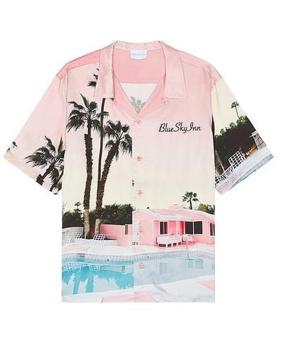 BLUE SKY INN Pink Motel Shirt