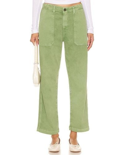 AG Jeans JAMBES LARGES ANALEIGH - Vert