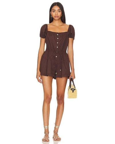 Free People A sight for sore eyes romper - Rojo