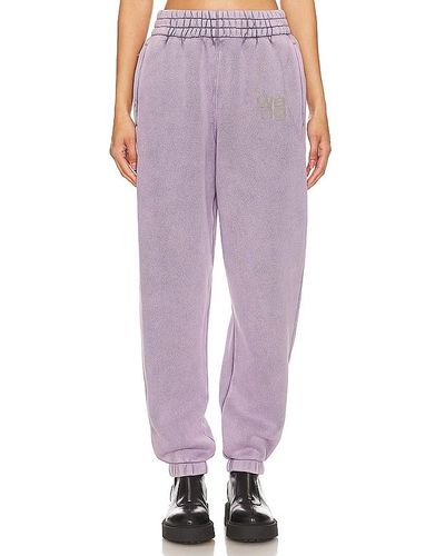 Alexander Wang Essential Classic Sweatpants - Purple