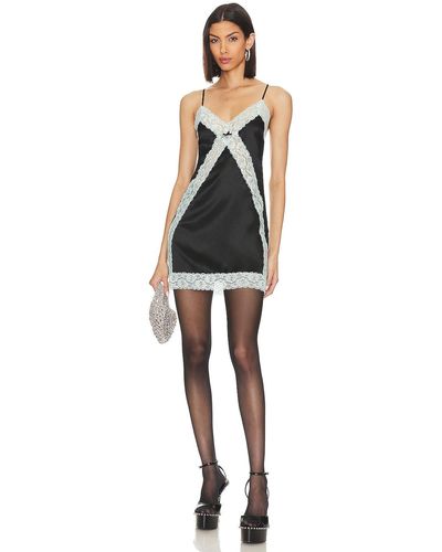 Alexander Wang Cami Dress With Lace Detail - ブラック