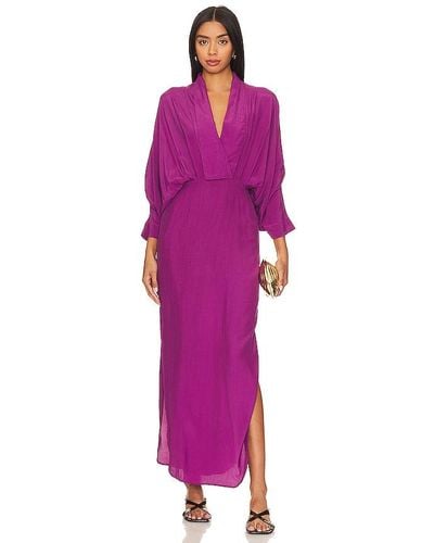 SWF Plunge Dress - Purple
