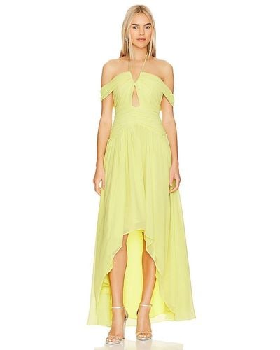 Lovers + Friends Rory Gown - Yellow
