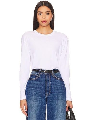 James Perse Long Sleeve Tee - White