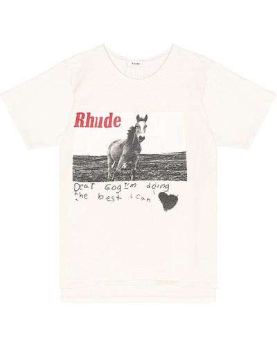 Rhude Horse Tシャツ - ブルー