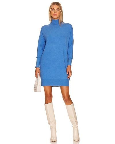 Line & Dot Mimi Dress - Blue