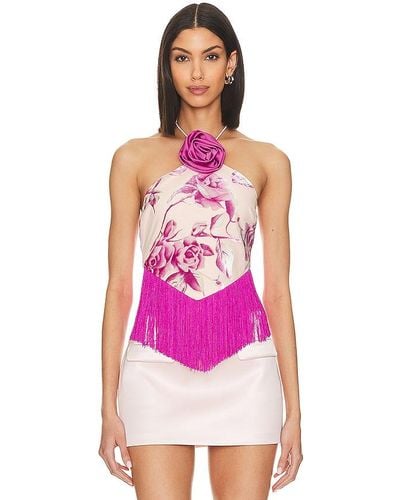 For Love & Lemons Rori top - Rosa