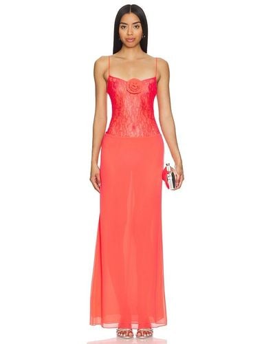 Lovers + Friends Chana Gown - Red