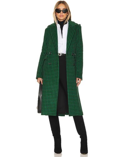 ENA PELLY X Rj Wool Tailored Coat - Green