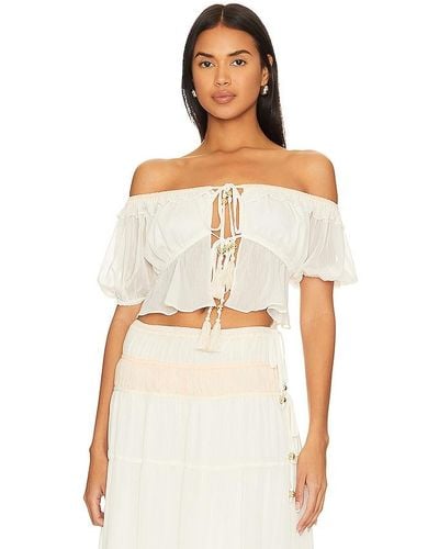 House of Harlow 1960 X Revolve Aamina Top - White