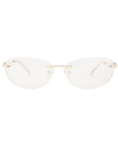 Le Specs Slinky Sunglasses - White