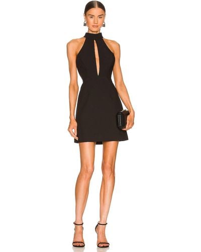 Bardot Halter ドレス - ブラック