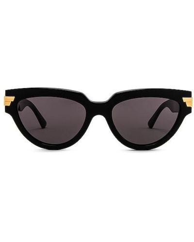 Bottega Veneta Gafas de sol narrow cat eye - Negro