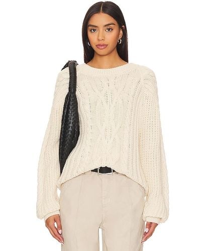 Free People Frankie Cable Jumper - Natural