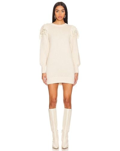 Cleobella Danielle Sweater Mini Dress - White